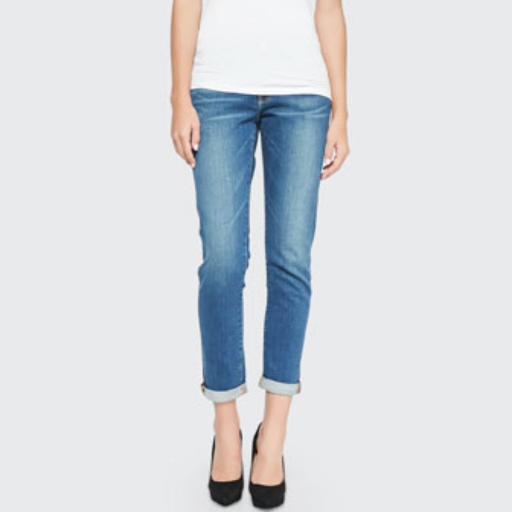 FRAME Denim Le Garcon Mid-Rise Straight Ankle Jeans Berkley Square 28